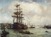 Seascape, boats, ships and warships. 78